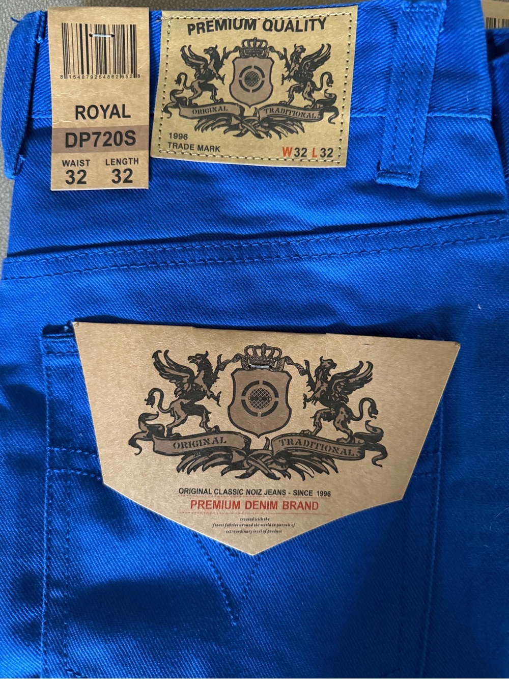 Noiz NWT Men's Blue Pants - Premium Denim 32x32